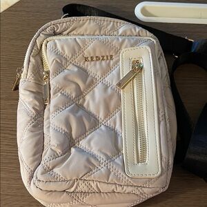 Kedzie Quilted Crossbody Bag - Cream